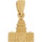 United States Capitol Charm 14K Gold 12mm
